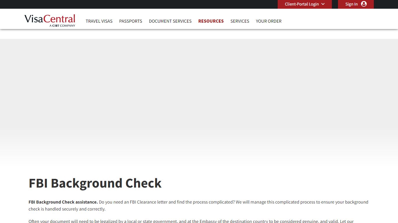 FBI Background Check Assistance | VisaCentral